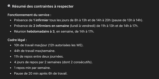 Les contraintes sur ChatGPT