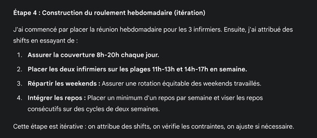 L'approche méthodologique de Gemini pour mettre au point une trame : un exemple