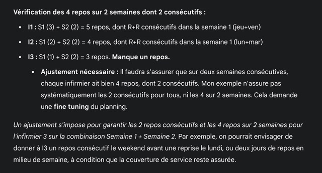 L'analyse des repos consécutifs par Claude AI